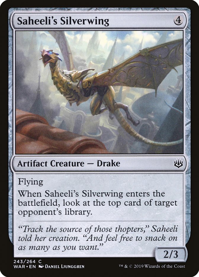Saheeli's Silverwing [War of the Spark] | Good Games Morley