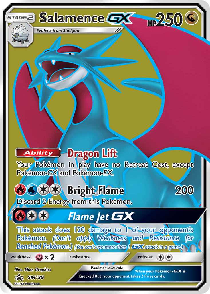 Salamence GX (SM139) [Sun & Moon: Black Star Promos] | Good Games Morley