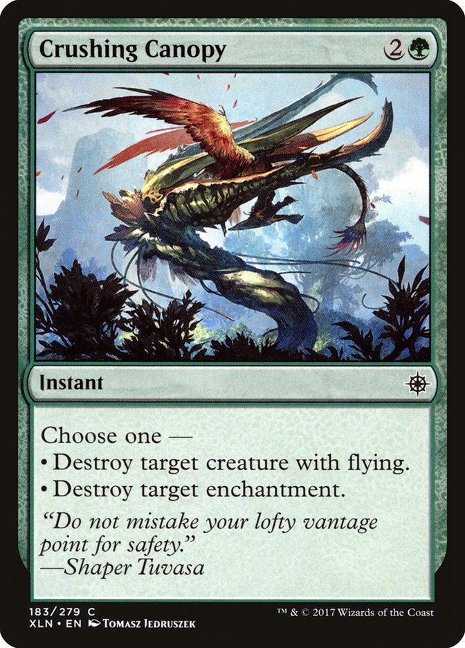 Crushing Canopy [Ixalan] | Good Games Morley