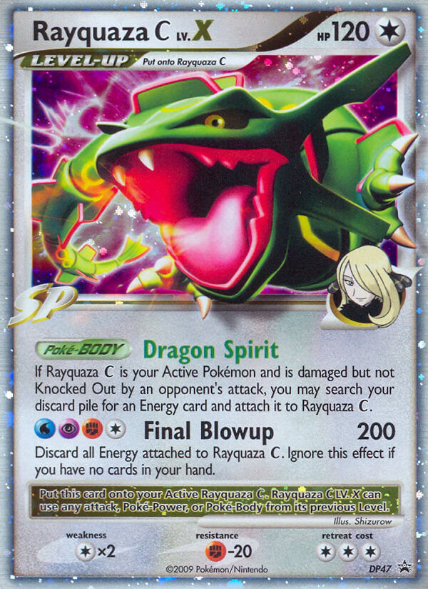 Rayquaza C LV.X (DP47) [Diamond & Pearl: Black Star Promos] | Good Games Morley
