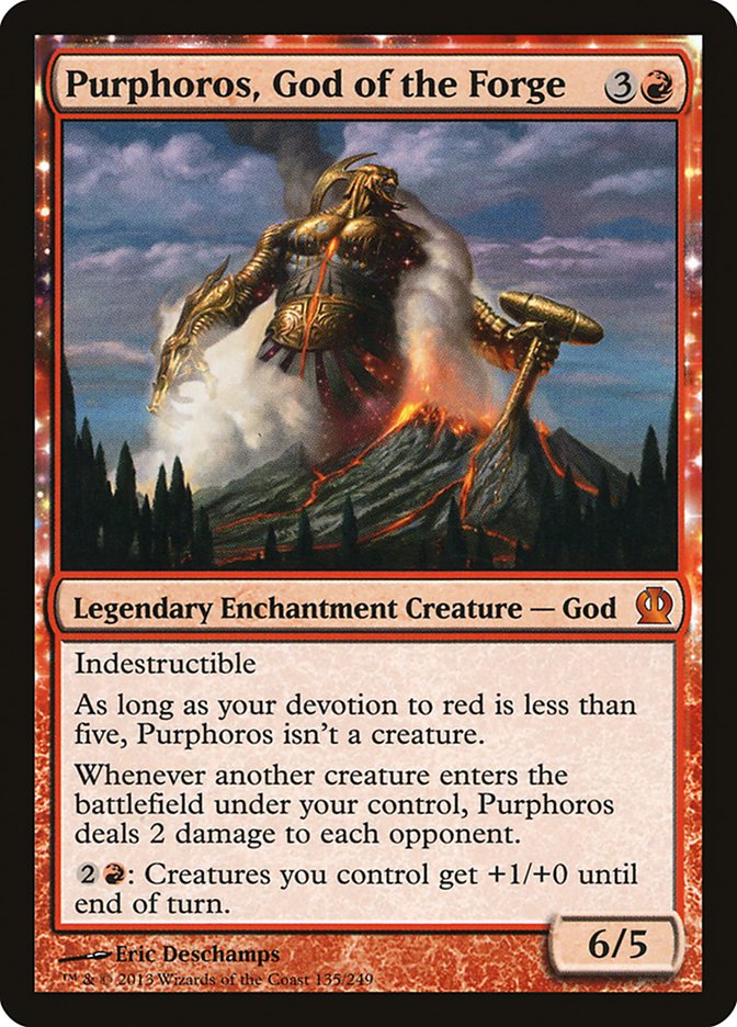 Purphoros, God of the Forge [Theros] | Good Games Morley