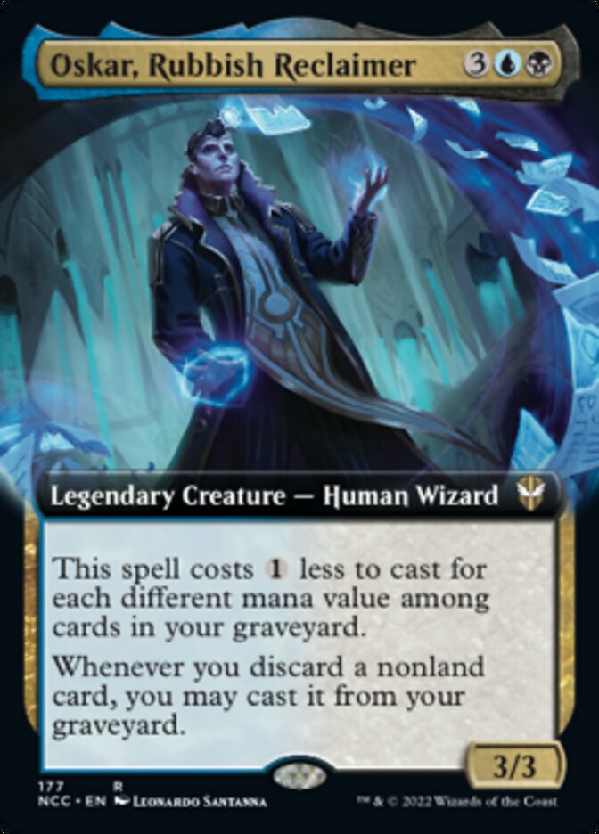 Oskar, Rubbish Reclaimer (Extended Art) [Streets of New Capenna Commander] | Good Games Morley
