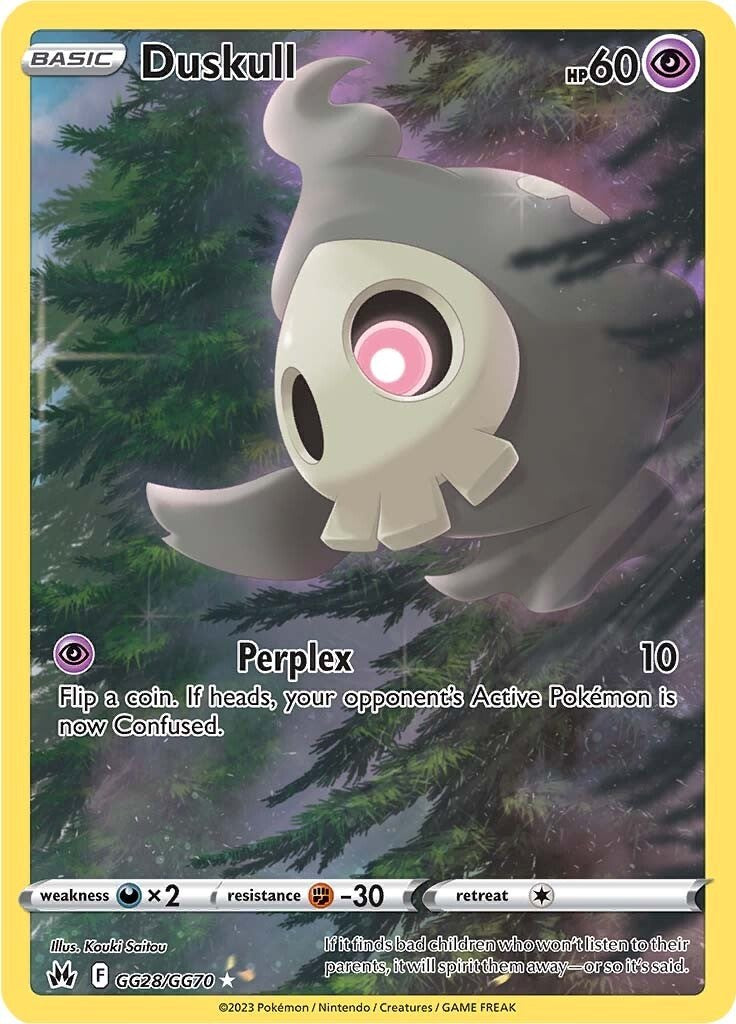 Duskull (GG28/GG70) [Sword & Shield: Crown Zenith] | Good Games Morley