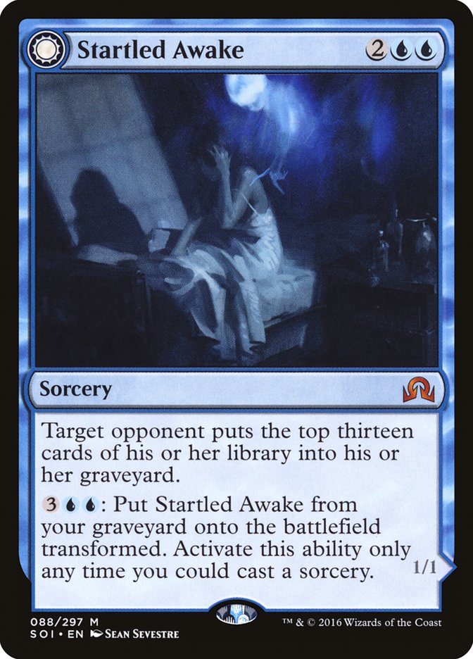 Startled Awake // Persistent Nightmare [Shadows over Innistrad] | Good Games Morley