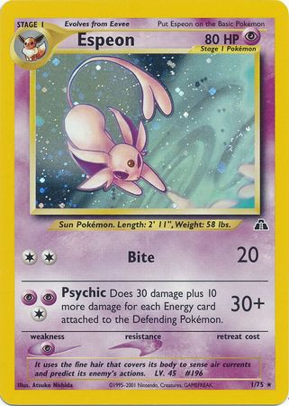Espeon (1/75) [Neo Discovery Unlimited] | Good Games Morley