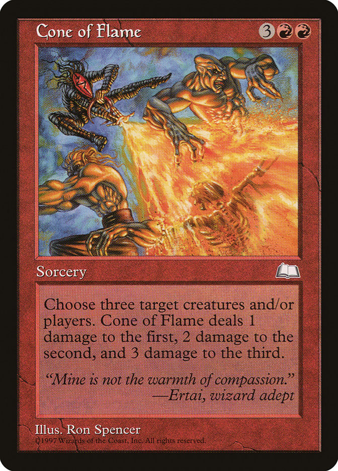 Cone of Flame [Weatherlight] | Good Games Morley