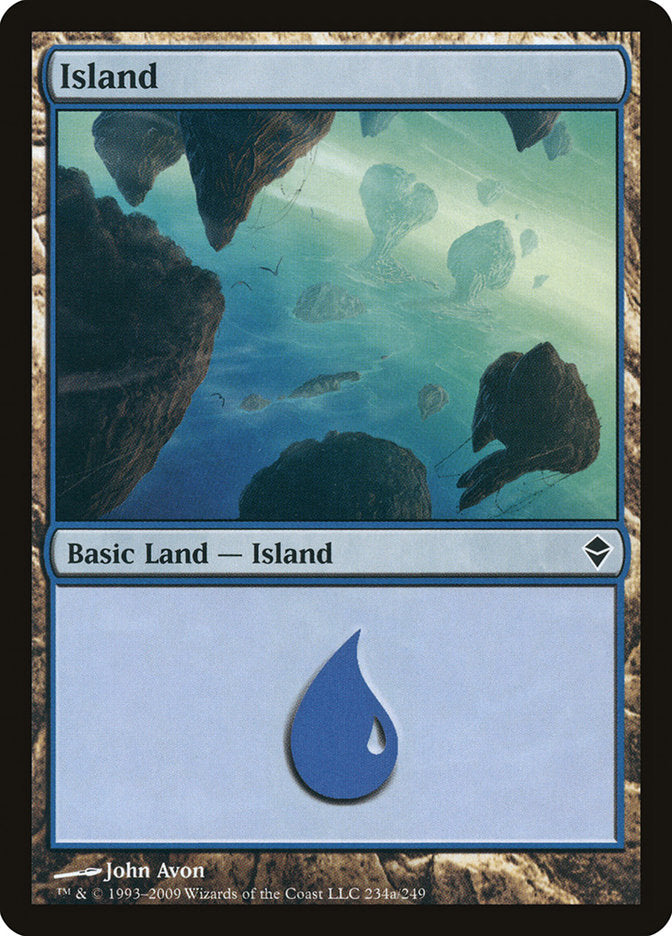 Island (234a) [Zendikar] | Good Games Morley