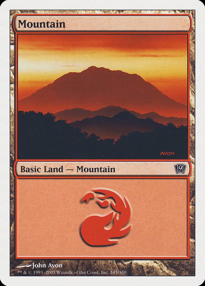 Mountain (345) [Ninth Edition] | Good Games Morley