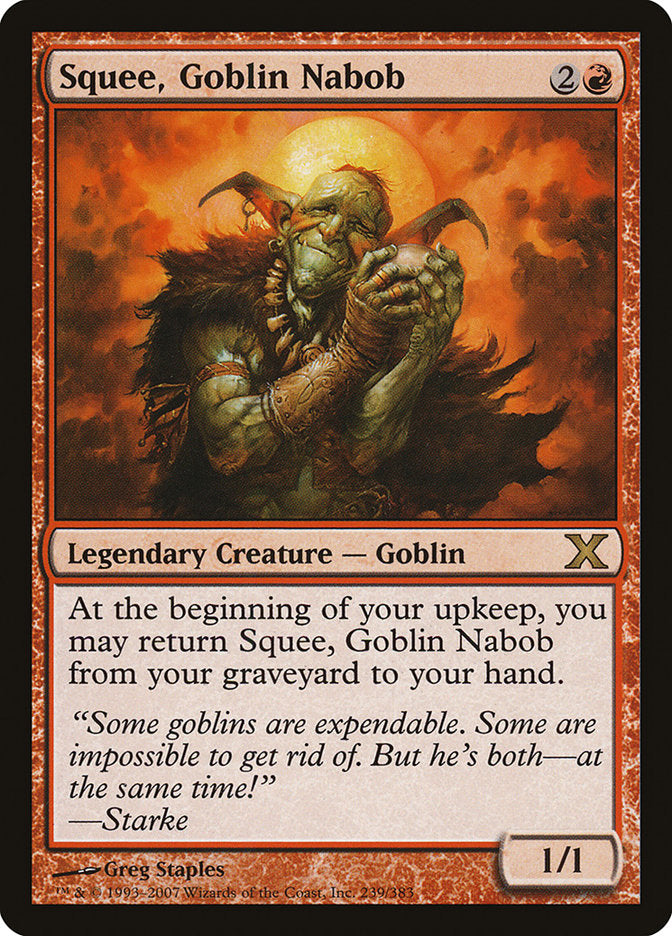 Squee, Goblin Nabob [Tenth Edition] | Good Games Morley