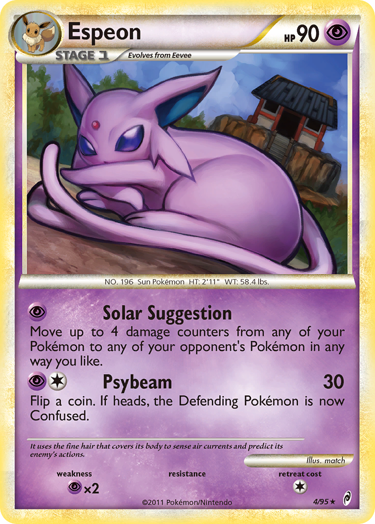 Espeon (4/95) [HeartGold & SoulSilver: Call of Legends] | Good Games Morley