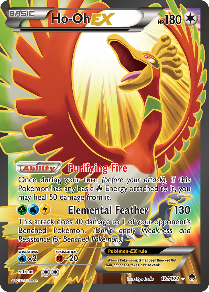 Ho-Oh EX (121/122) [XY: BREAKpoint] | Good Games Morley