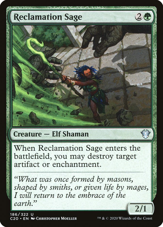 Reclamation Sage [Commander 2020] | Good Games Morley