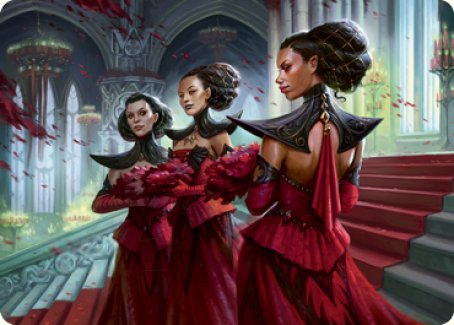 Olivia's Attendants Art Card [Innistrad: Crimson Vow Art Series] | Good Games Morley