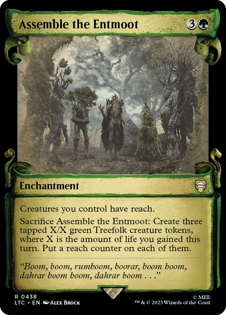 Assemble the Entmoot [The Lord of the Rings: Tales of Middle-Earth Commander Showcase Scrolls] | Good Games Morley