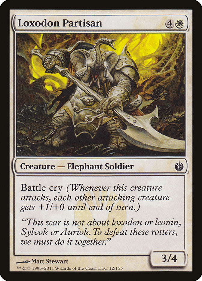 Loxodon Partisan [Mirrodin Besieged] | Good Games Morley