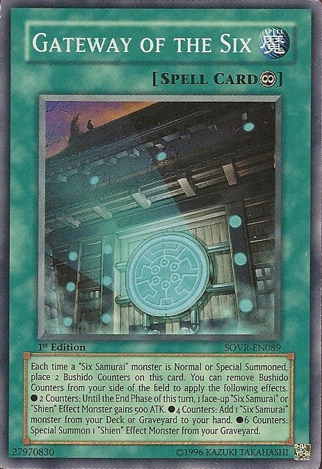 Gateway of the Six [SOVR-EN089] Super Rare | Good Games Morley