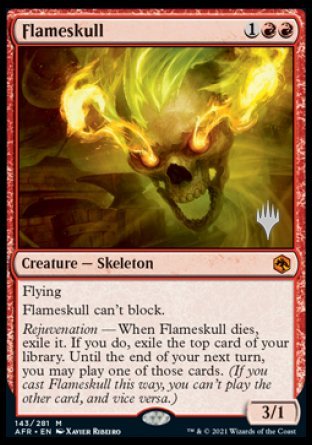 Flameskull (Promo Pack) [Dungeons & Dragons: Adventures in the Forgotten Realms Promos] | Good Games Morley