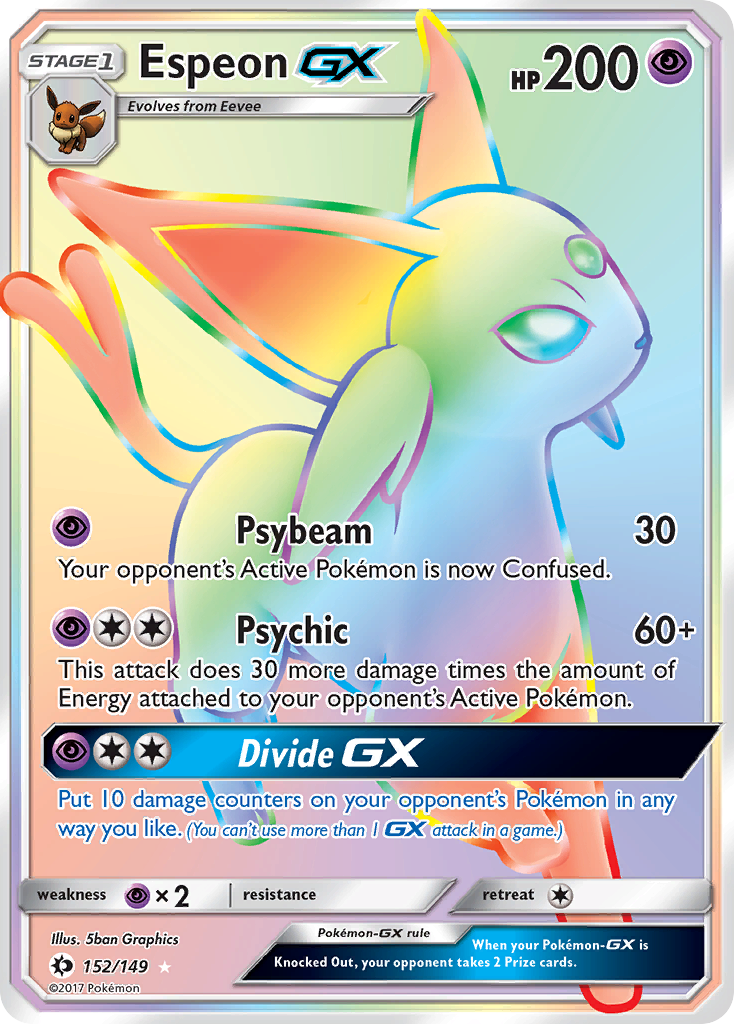 Espeon GX (152/149) [Sun & Moon: Base Set] | Good Games Morley