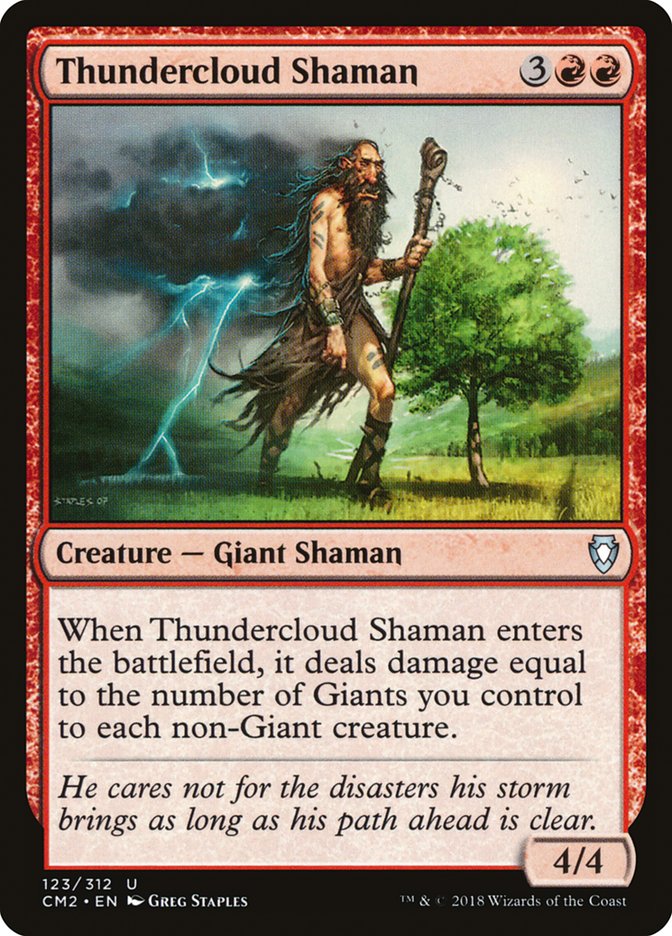 Thundercloud Shaman [Commander Anthology Volume II] | Good Games Morley