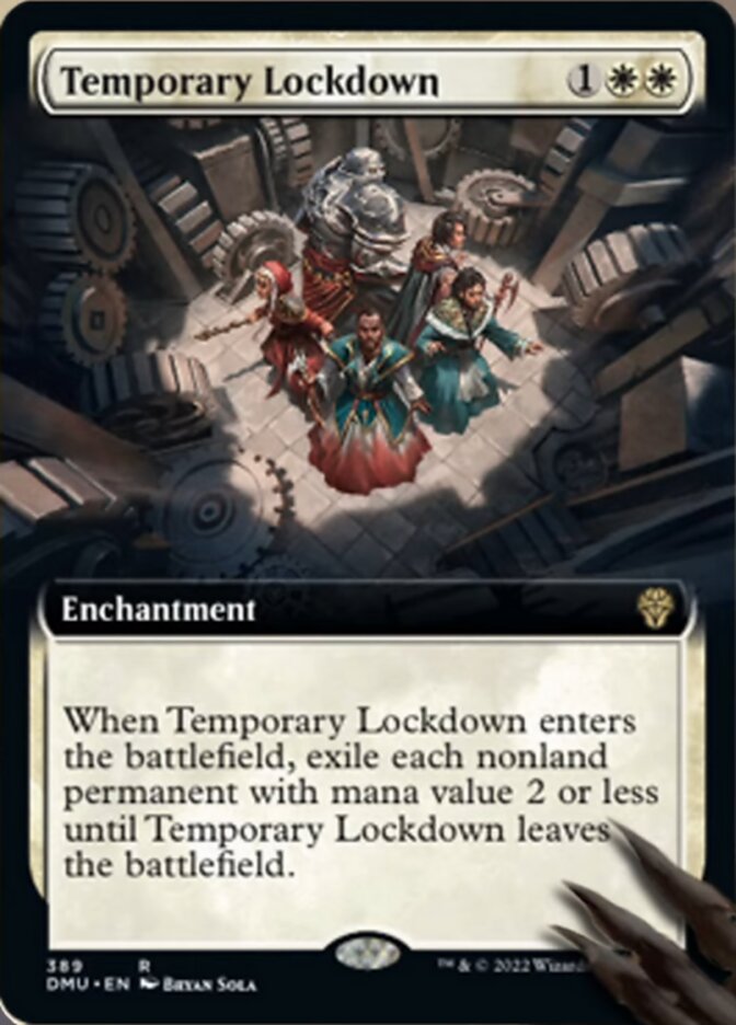 Temporary Lockdown (Extended Art) [Dominaria United] | Good Games Morley