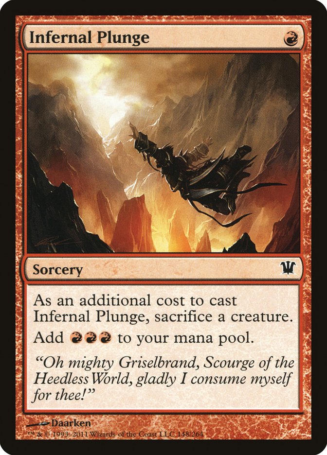 Infernal Plunge [Innistrad] | Good Games Morley