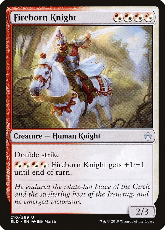 Fireborn Knight [Throne of Eldraine] | Good Games Morley