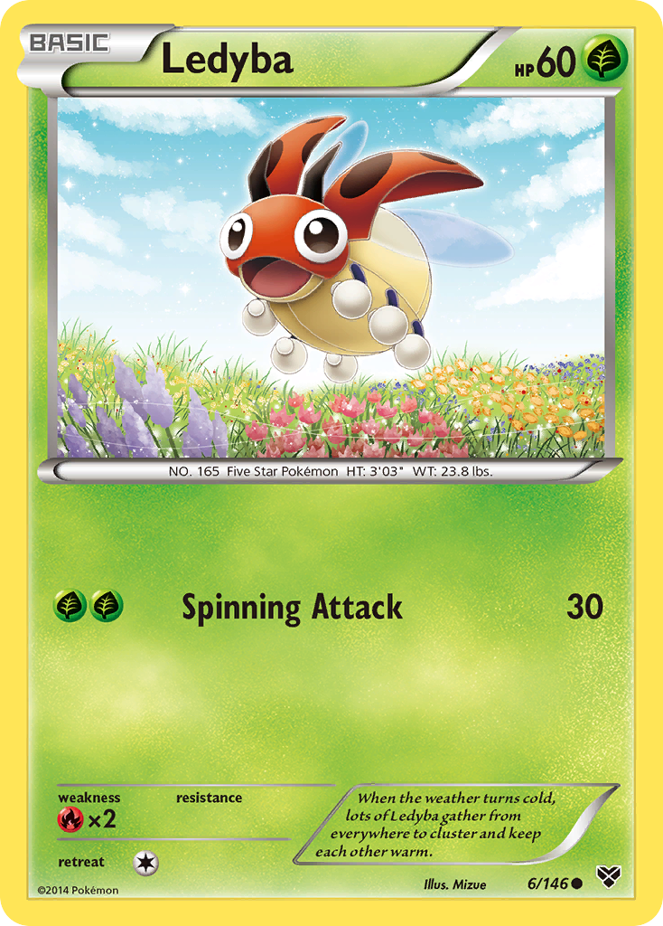 Ledyba (6/146) [XY: Base Set] | Good Games Morley