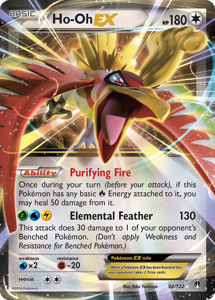 Ho-Oh EX (92/122) [XY: BREAKpoint] | Good Games Morley