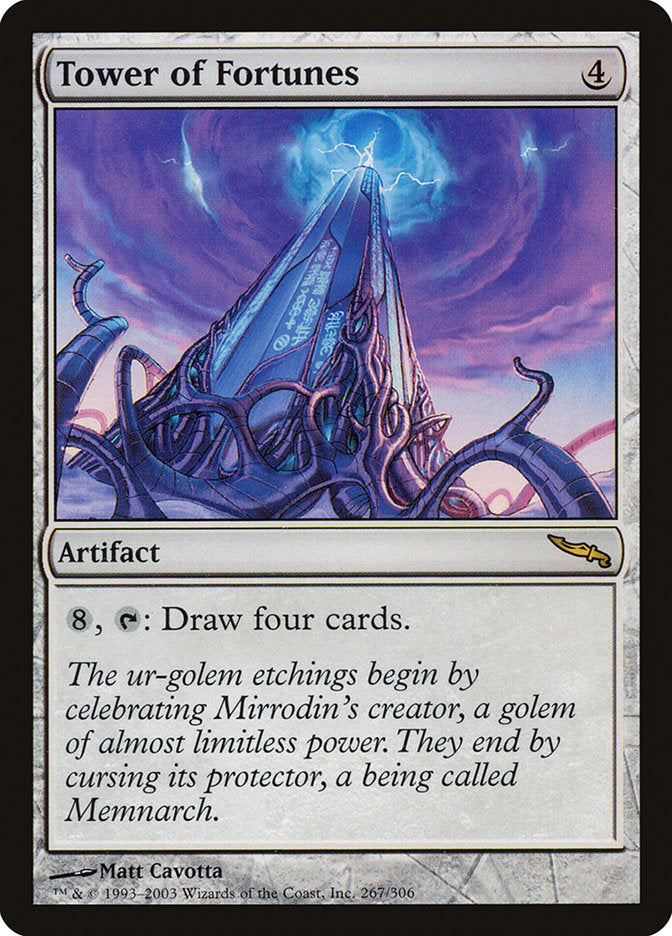Tower of Fortunes [Mirrodin] | Good Games Morley