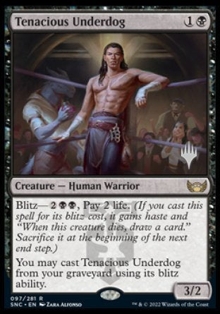 Tenacious Underdog (Promo Pack) [Streets of New Capenna Promos] | Good Games Morley