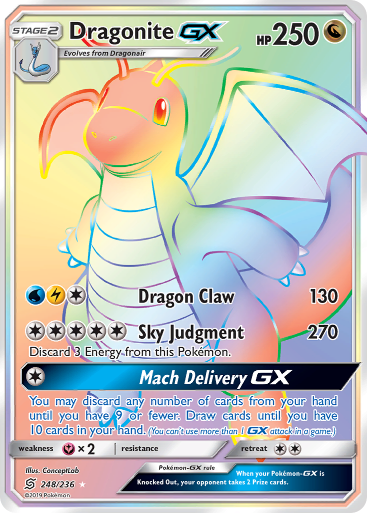 Dragonite GX (248/236) [Sun & Moon: Unified Minds] | Good Games Morley