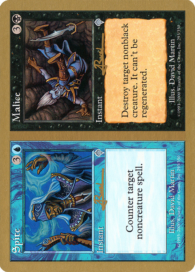Spite // Malice (Antoine Ruel) [World Championship Decks 2001] | Good Games Morley