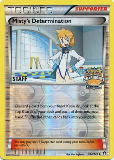 Misty's Determination (104/122) (Regional Championship Promo Staff) [XY: BREAKpoint] | Good Games Morley