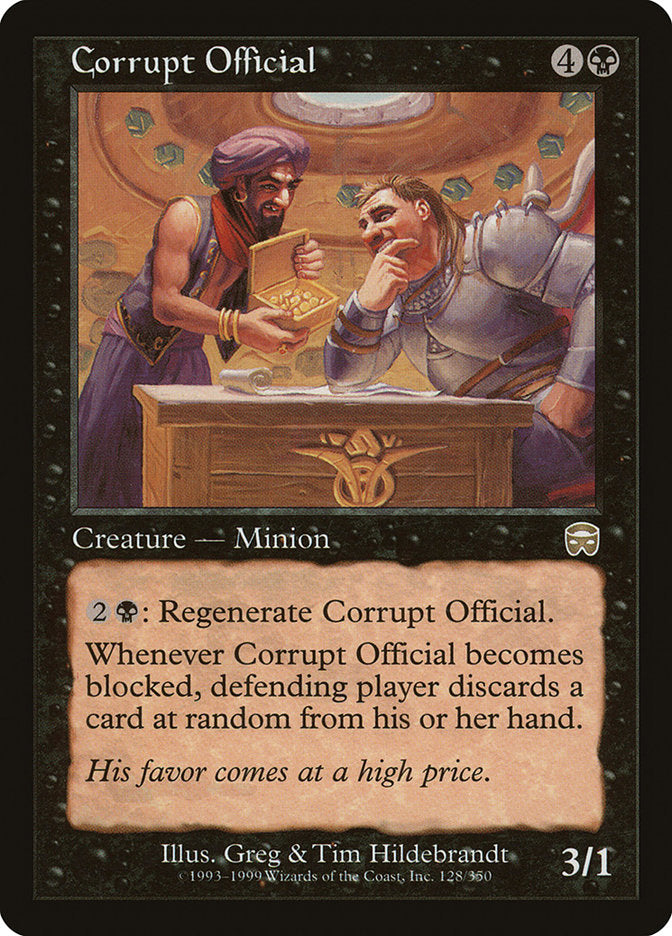 Corrupt Official [Mercadian Masques] | Good Games Morley