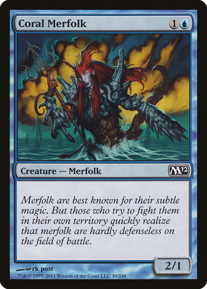 Coral Merfolk [Magic 2012] | Good Games Morley