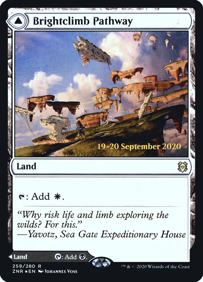Brightclimb Pathway // Grimclimb Pathway [Zendikar Rising Prerelease Promos] | Good Games Morley