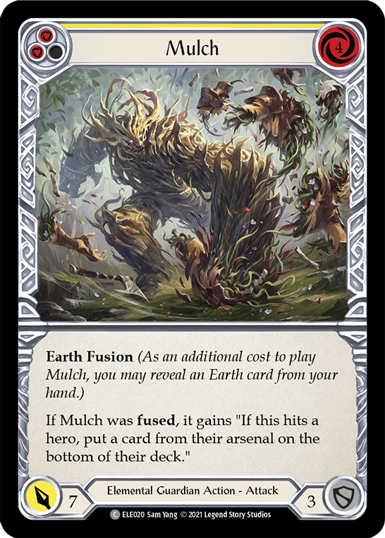 Mulch (Yellow) [ELE020] (Tales of Aria)  1st Edition Rainbow Foil | Good Games Morley