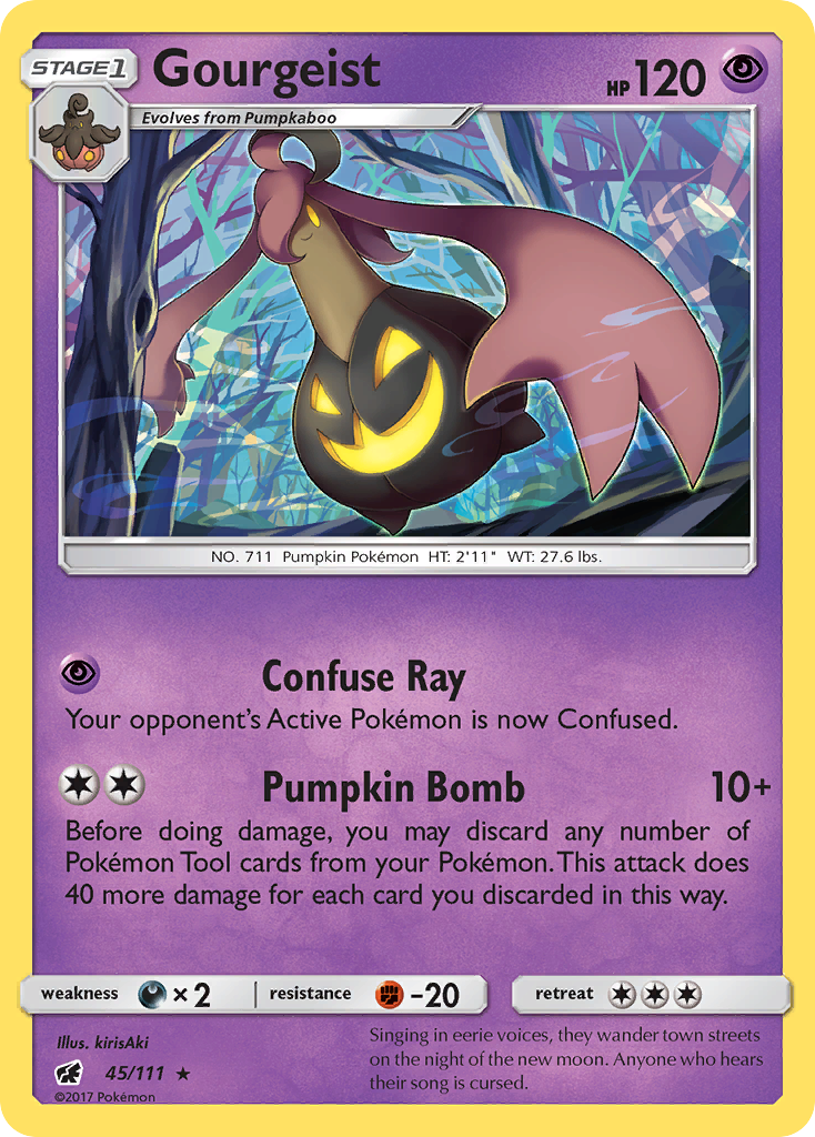 Gourgeist (45/111) [Sun & Moon: Crimson Invasion] | Good Games Morley