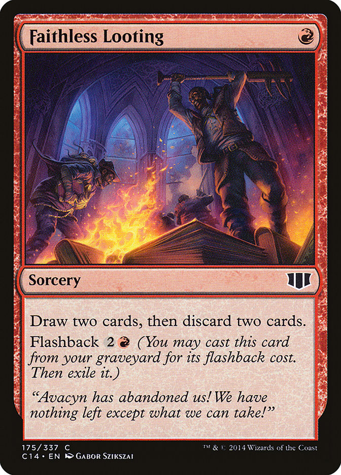 Faithless Looting [Commander 2014] | Good Games Morley