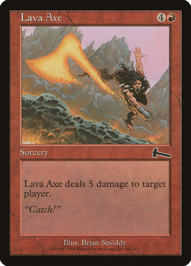 Lava Axe [Urza's Legacy] | Good Games Morley