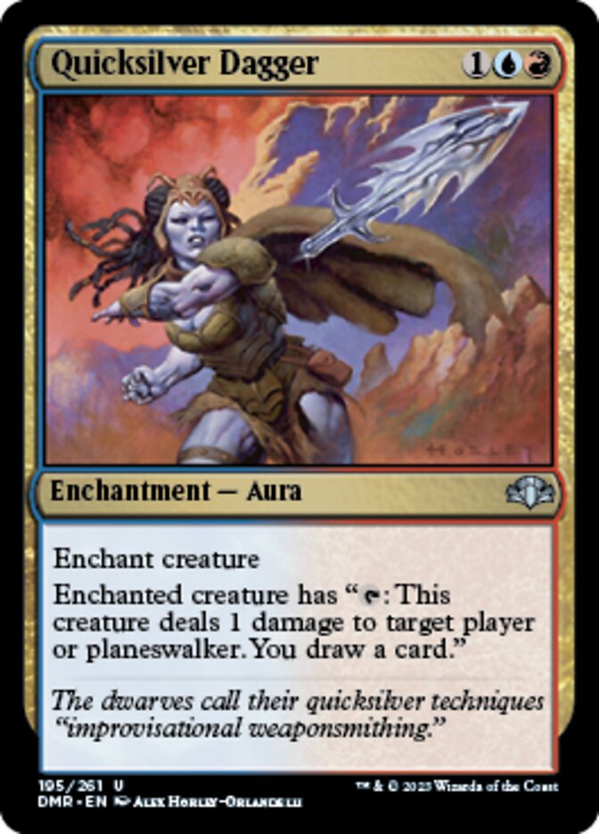 Quicksilver Dagger [Dominaria Remastered] | Good Games Morley