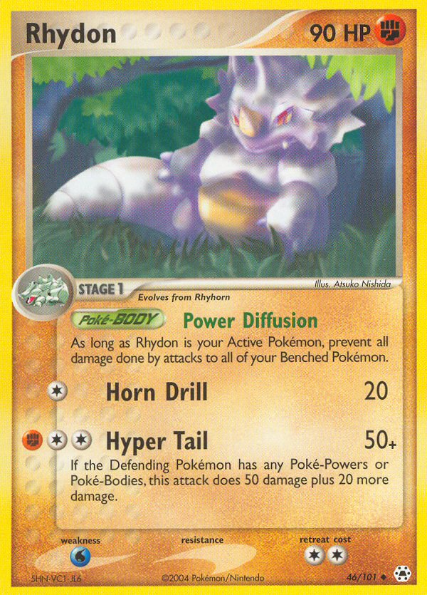 Rhydon (46/101) [EX: Hidden Legends] | Good Games Morley
