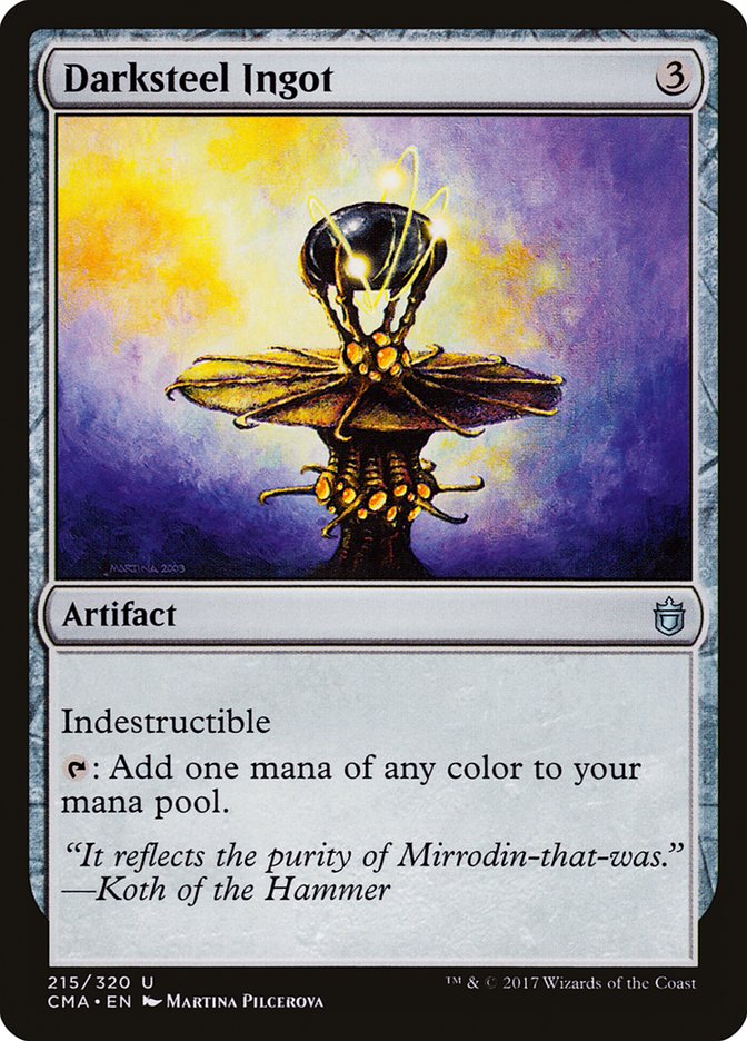 Darksteel Ingot [Commander Anthology] | Good Games Morley