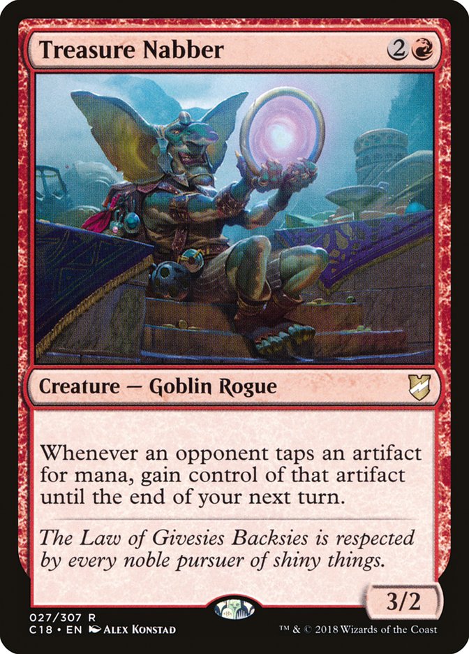 Treasure Nabber [Commander 2018] | Good Games Morley