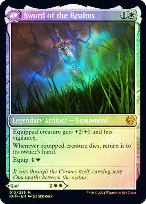Halvar, God of Battle // Sword of the Realms [Kaldheim Prerelease Promos] | Good Games Morley