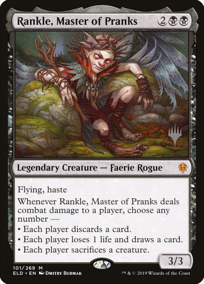 Rankle, Master of Pranks (Promo Pack) [Throne of Eldraine Promos] | Good Games Morley