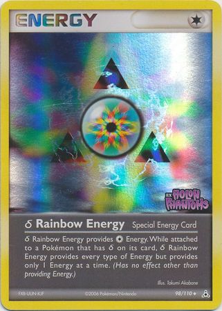 Rainbow Energy (98/110) (Delta Species) (Stamped) [EX: Holon Phantoms] | Good Games Morley