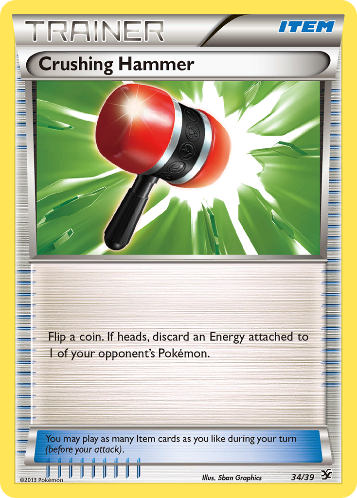 Crushing Hammer (34/39) [XY: Kalos Starter Set] | Good Games Morley