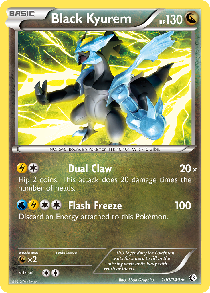 Black Kyurem (100/149) [Black & White: Boundaries Crossed] | Good Games Morley