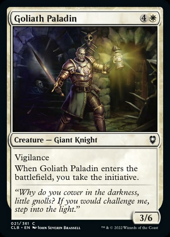 Goliath Paladin [Commander Legends: Battle for Baldur's Gate] | Good Games Morley